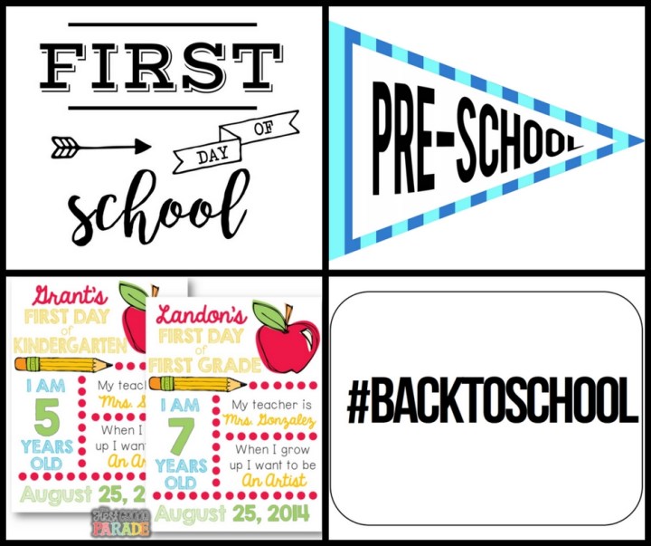 5 FREE Back-to-School Printable&nbsp;Signs